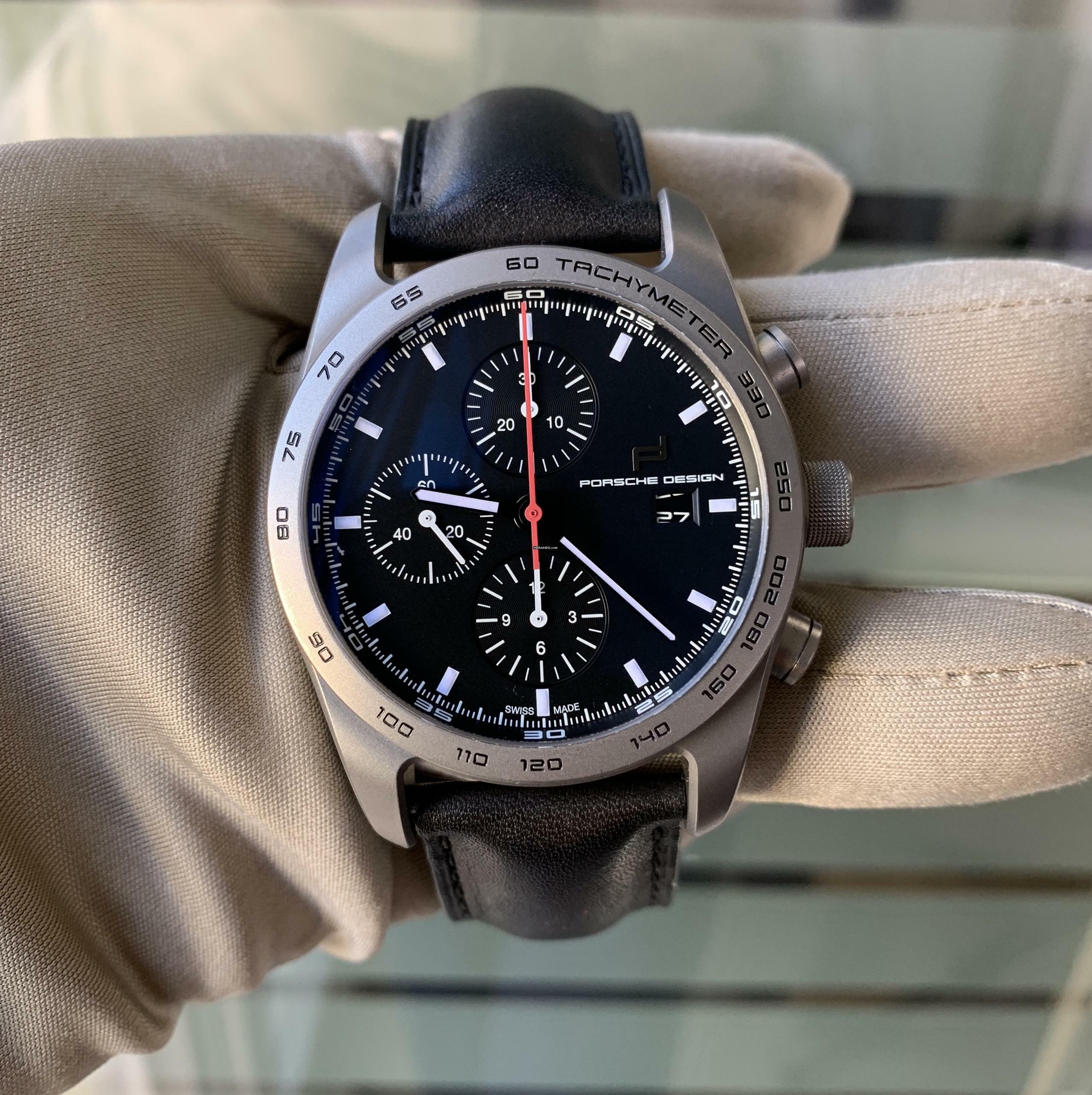 Thumbnail von Porsche Design Chronotimer Series 1 Titanium Limited Edition Full Set Like NEW </h1>