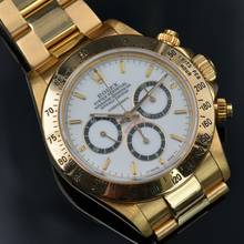 Thumbnail von Rolex Daytona 16528 Floating R94 Porcelain dial yellow gold 18KT Full Set 1988’s </h1>