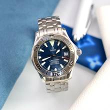 Thumbnail von Omega Seamaster 300M Midsize 36MM “Jacques Mayol” Full Set 1999’s </h1>