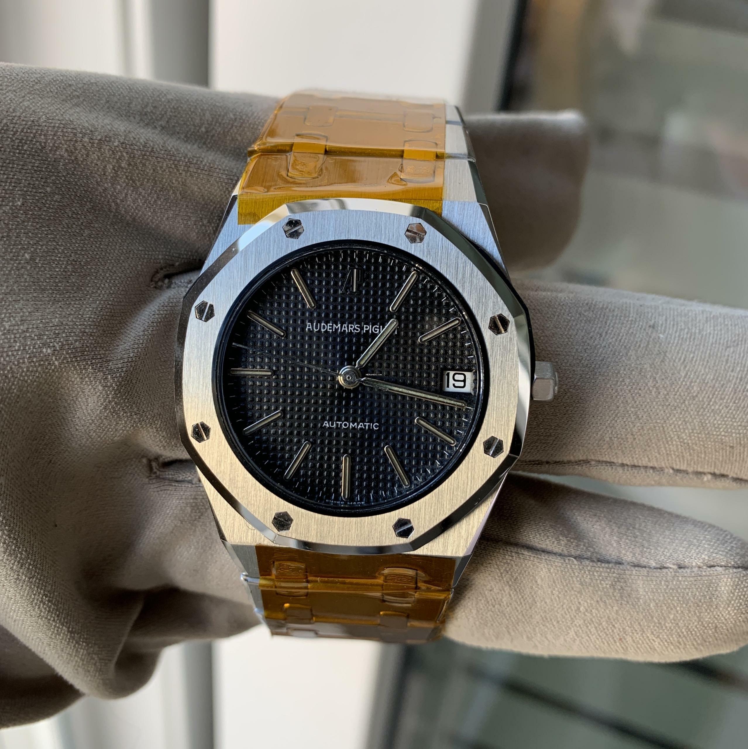 Thumbnail von Audemars Piguet Royal Oak 14100ST 36MM black dial automatic 1981’s