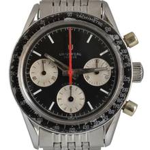 Thumbnail von Universal Genève Compax 885103/02 chronograph Nina Rindt Panda black dial 1965’s