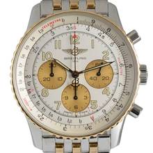 Thumbnail von Breitling Navitimer chronograph D30021 ivory dial Full Set 2019’s </h1>