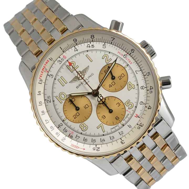  Breitling Navitimer chronograph D30021 ivory dial Full Set 2019’s </h1> 