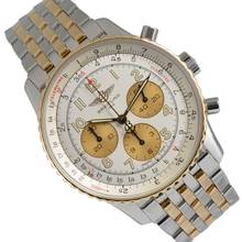 Thumbnail von Breitling Navitimer chronograph D30021 ivory dial Full Set 2019’s </h1>