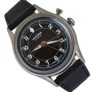  Vulcain Cricket Tradition Alarm black dial Full Set Like NEW </h1> 