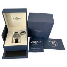 Thumbnail von Vulcain Cricket Tradition Alarm black dial Full Set Like NEW </h1>