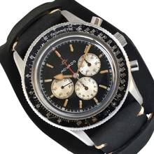  Movado Chronograph Super Sub Sea caliber M95 black dial 1960’s  