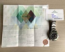 Thumbnail von Rolex Submariner Date 16610LV MK1 Fat Four bezel Full Set 2003’s </h1>