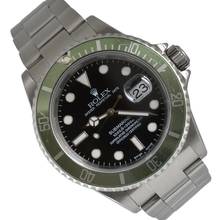 Thumbnail von Rolex Submariner Date 16610LV MK1 Fat Four bezel Full Set 2003’s </h1>