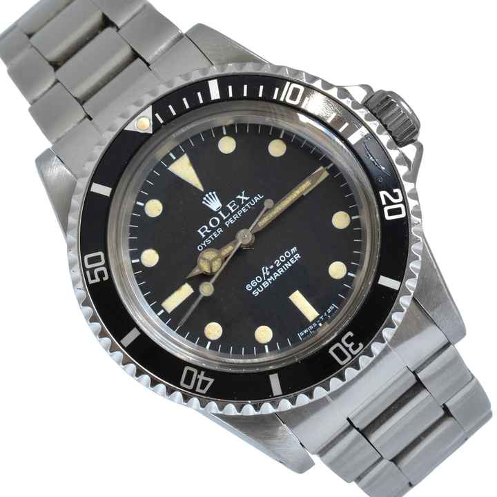  Rolex Submariner (No Date) 5513 No Date buckshot tritium dial Full Set 1983’s  