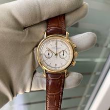 Thumbnail von Vacheron Constantin Historiques Chronograph Historiques Collection 47111 yellow gold 18KT Full Set 2002’s </h1>