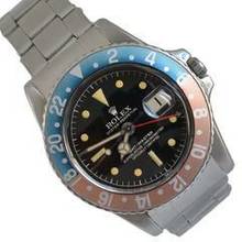 Thumbnail von Rolex GMT-Master 1675 Cornino glossy silver dial 1962's </h1>