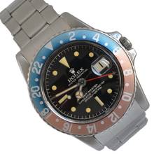Thumbnail von Rolex GMT-Master 1675 Cornino glossy silver dial 1962's </h1>