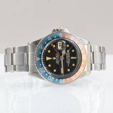 Thumbnail von Rolex GMT-Master 1675 Cornino glossy silver dial 1962's </h1>