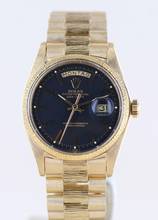 Thumbnail von Rolex Day-Date 36 18K Gelbgold black Dial Präsidentband Klassiker Borke 1972 </h1>