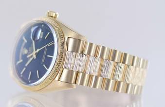 Thumbnail von Rolex Day-Date 36 18K Gelbgold black Dial Präsidentband Klassiker Borke 1972 </h1>