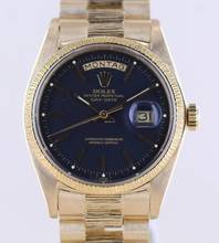Thumbnail von Rolex Day-Date 36 18K Gelbgold black Dial Präsidentband Klassiker Borke 1972 </h1>