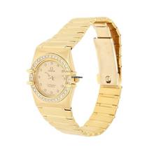 Thumbnail von Omega Constellation Ladies Damenarmbanduhr Constellation Quarz mit Brillanten und Diamanten aus 750 Gelbgold </h1>