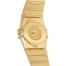 Thumbnail von Omega Constellation Ladies Damenarmbanduhr Constellation Quarz mit Brillanten und Diamanten aus 750 Gelbgold </h1>