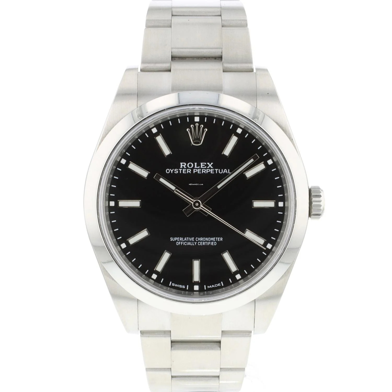  Rolex Oyster Perpetual 39 Black Dial </h1> 