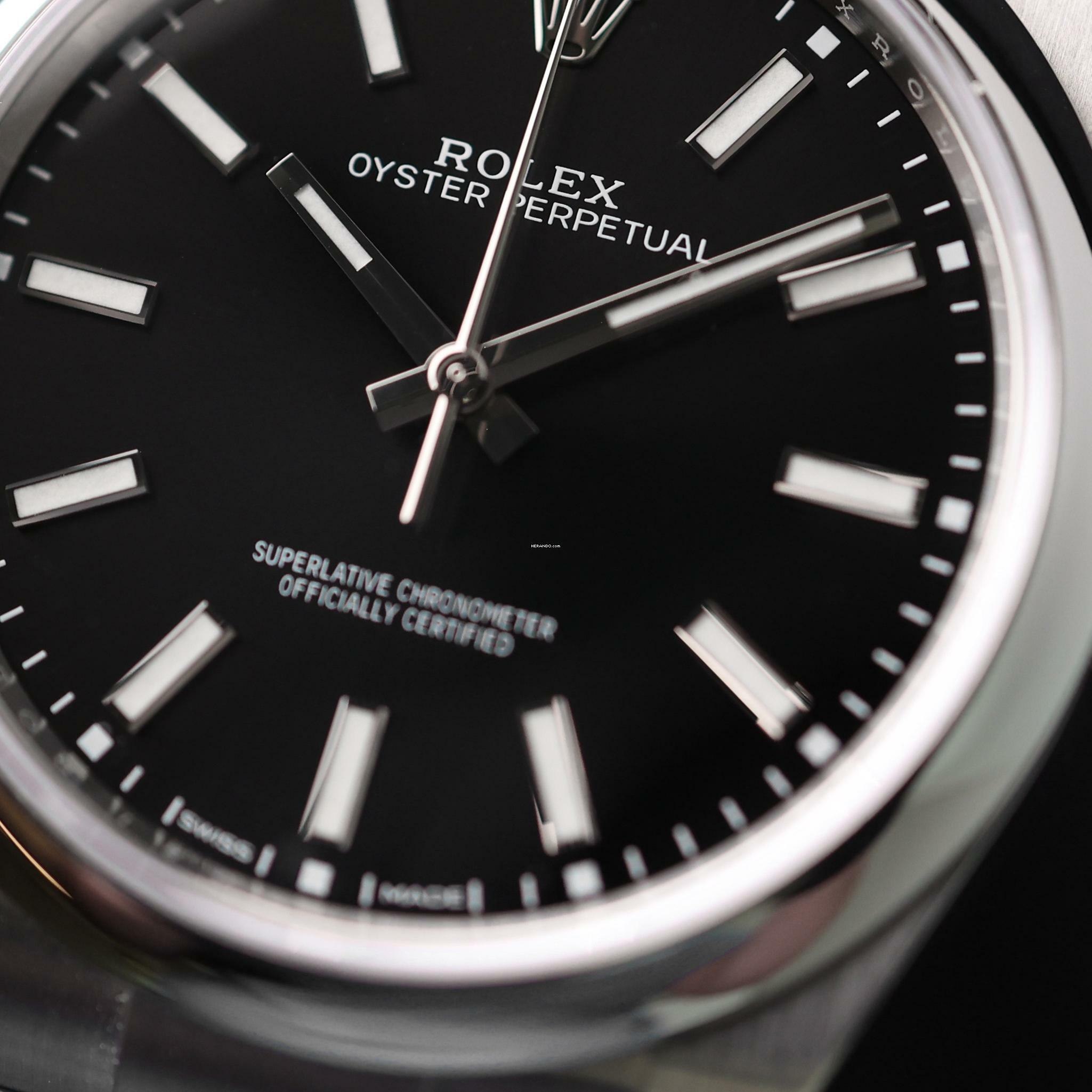 Thumbnail von Rolex Oyster Perpetual 39 Black Dial </h1>