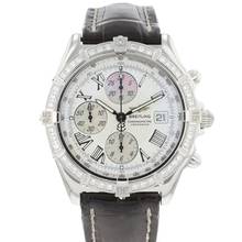 Thumbnail von Breitling Chronomat Steel Diamonds White Dial </h1>