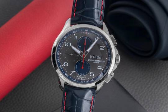  Baume & Mercier Clifton Chronograph Stahl Automatik Ref. MOA10370 65826  