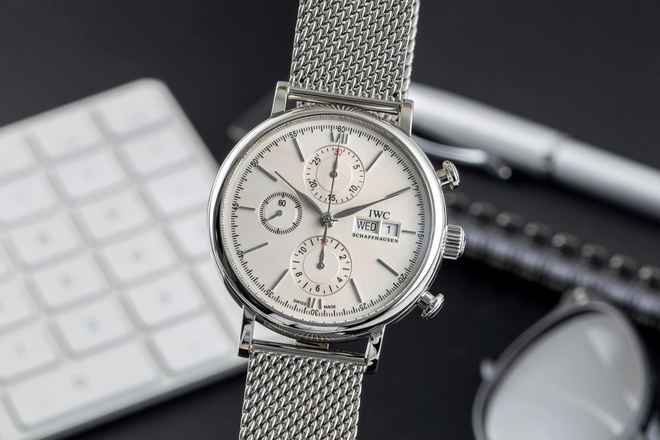  IWC Portofino Chronograph Edelstahl Automatik Herren Ref. IW391009 Papiere 2020  