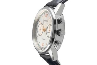 Thumbnail von Longines Heritage Chronograph 1940 Stahl Automatik Herrenuhr Ref. L2.814.4.76.0