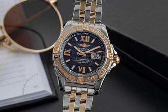 Thumbnail von Breitling Cockpit Stahl / Gold Automatik Herrenuhr Ref. C4935012 inkl. Papiere