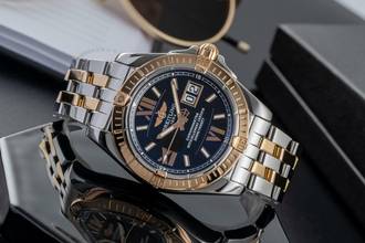 Thumbnail von Breitling Cockpit Stahl / Gold Automatik Herrenuhr Ref. C4935012 inkl. Papiere