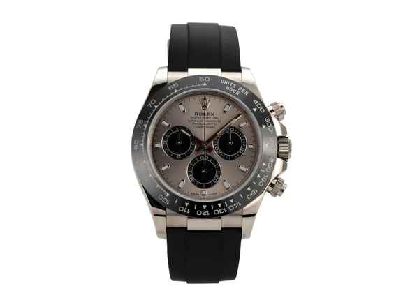  Rolex Daytona Weißgold / Oysterflex Ref. 116519LN Grau </h1> 