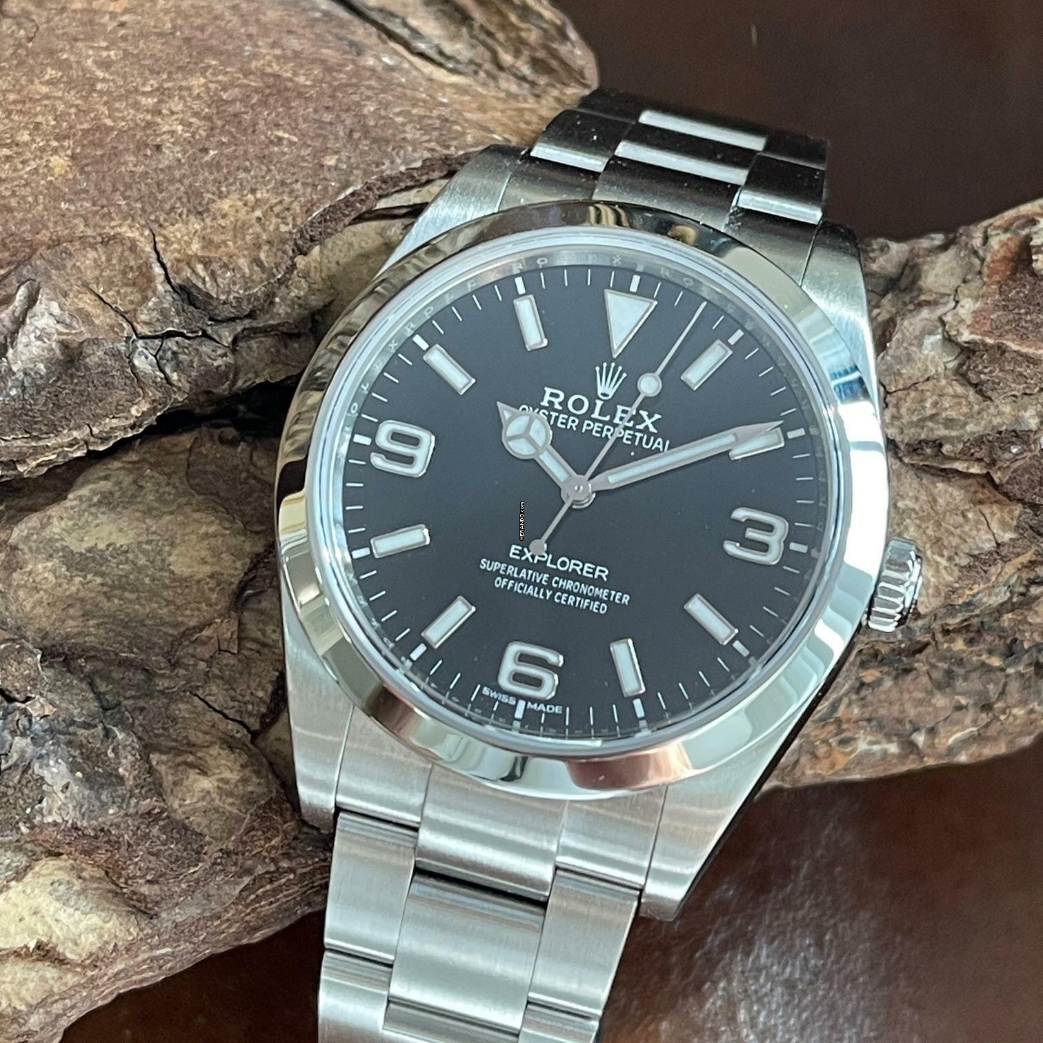 Rolex Explorer Explorer I 39 - Papiere 2019 - Ref. 214270 </h1>