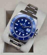 Thumbnail von Rolex Submariner Date SMURF 116619LB Blue Dial White Gold Ve Submariner Date