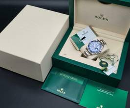 Thumbnail von Rolex Submariner Date SMURF 116619LB Blue Dial White Gold Ve Submariner Date