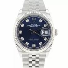 Thumbnail von Rolex Datejust 36 Fluted Jubilee Blue Diamond Dial Service '25 </h1>