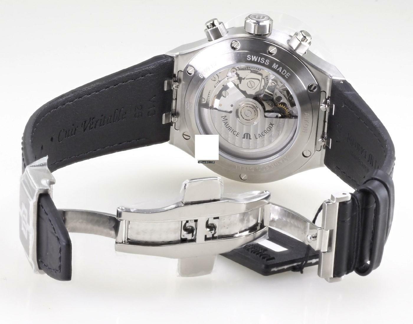 Thumbnail von Maurice Lacroix AIKON Herren Uhr Aikon AI6038-SS001-130 Chronograph 44 mm Ø Neu