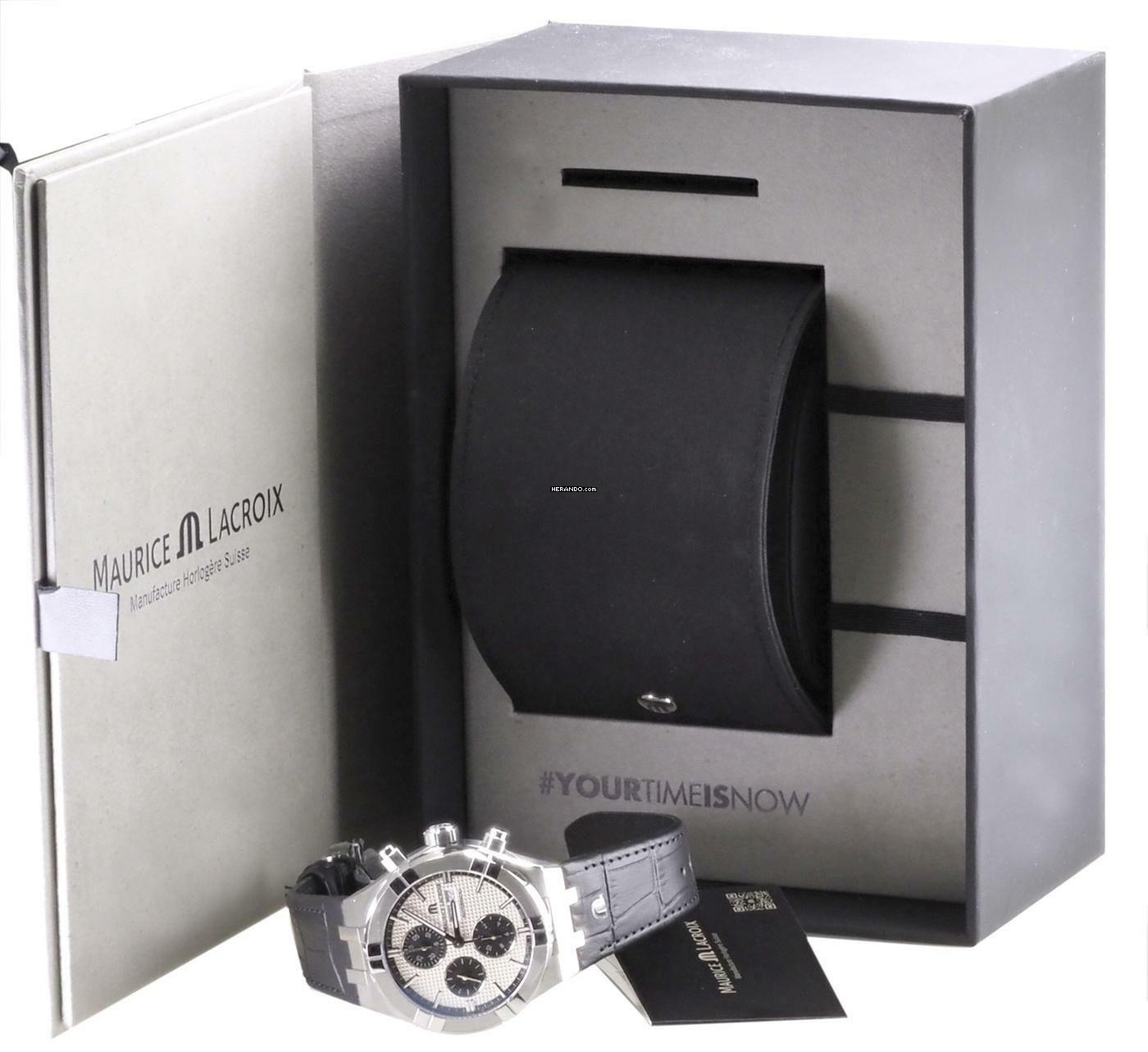 Thumbnail von Maurice Lacroix AIKON Herren Uhr Aikon AI6038-SS001-130 Chronograph 44 mm Ø Neu