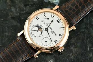 Thumbnail von Patek Philippe Complications Officier small Complication | 5054 | German Full Set from first owner | Rose gold