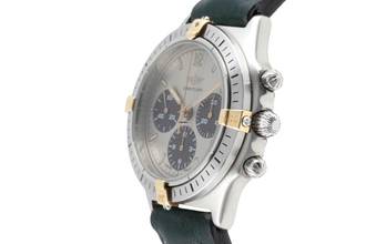 Thumbnail von Breitling Callisto Chronograph Stahl vergoldet Handaufzug Herrenuhr Ref. 80520N