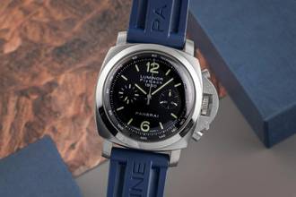 Thumbnail von Panerai Luminor 1950 3 Days Chrono Flyback Chronograph Automatik Herrenuhr Ref. PAM00212 B&P