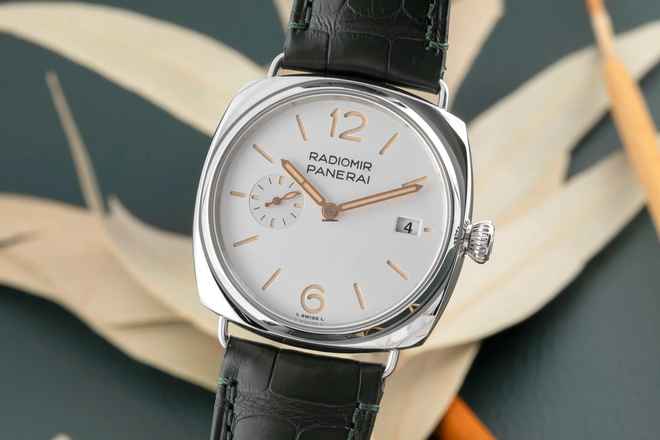  Panerai Radiomir Quaranta Stahl Handaufzug Herrenuhr Ref. PAM01292 B&P 2024  