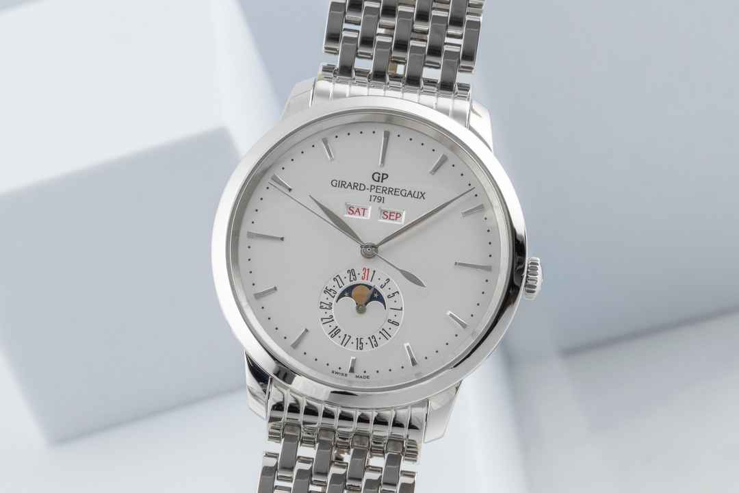 Girard Perregaux 1966 Full Calendar Ref. 49535-11-131-11A Papiere  