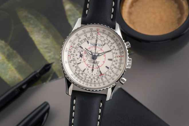  Breitling Montbrillant Datora Chronograph Stahl Automatik Ref. A21330 A213G18NP  
