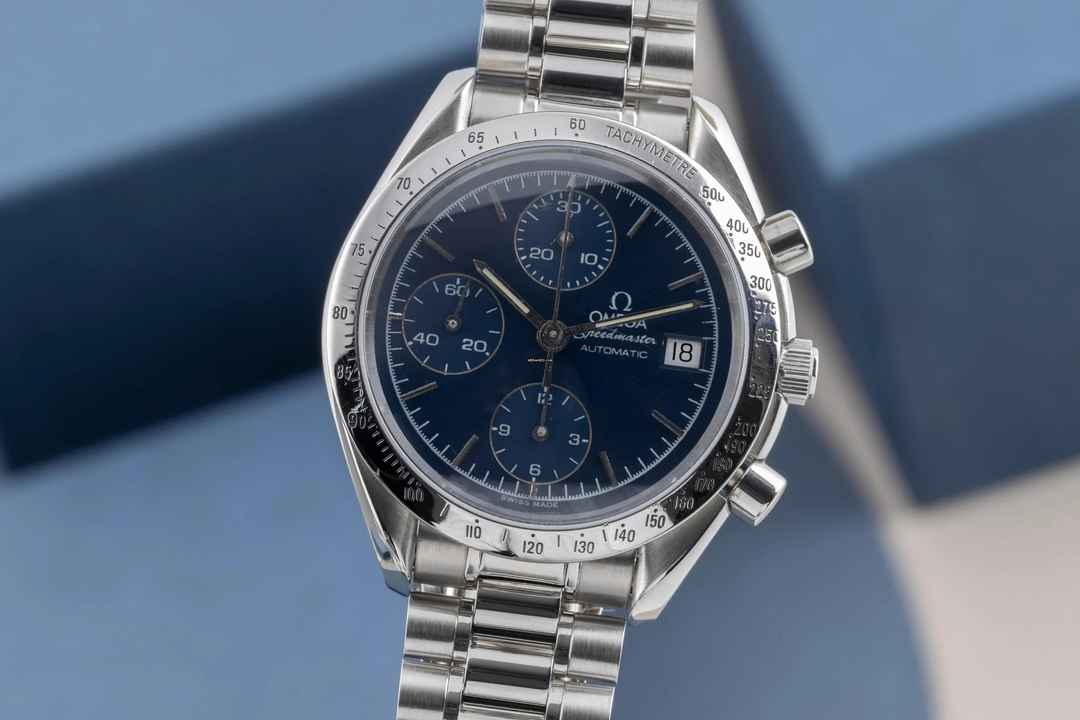  Omega Speedmaster Date Chronograph Stahl Automatik Herrenuhr 3511.80.00  