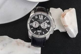 Thumbnail von Cartier Calibre de Cartier Chronograph Automatik Edelstahl Ref. W7100061 3578