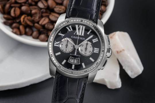  Cartier Calibre de Cartier Chronograph Automatik Edelstahl Ref. W7100061 3578  