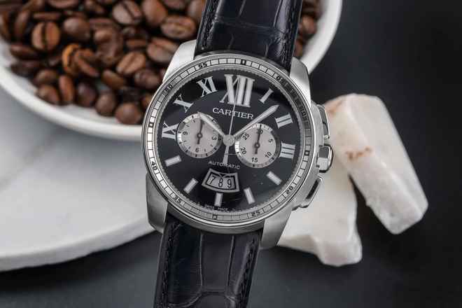  Cartier Calibre de Cartier Chronograph Automatik Edelstahl Ref. W7100061 3578  