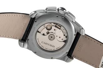 Thumbnail von Cartier Calibre de Cartier Chronograph Automatik Edelstahl Ref. W7100061 3578