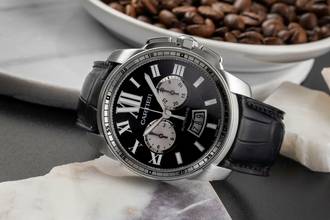 Thumbnail von Cartier Calibre de Cartier Chronograph Automatik Edelstahl Ref. W7100061 3578